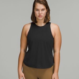 lightweight run mesh tank top